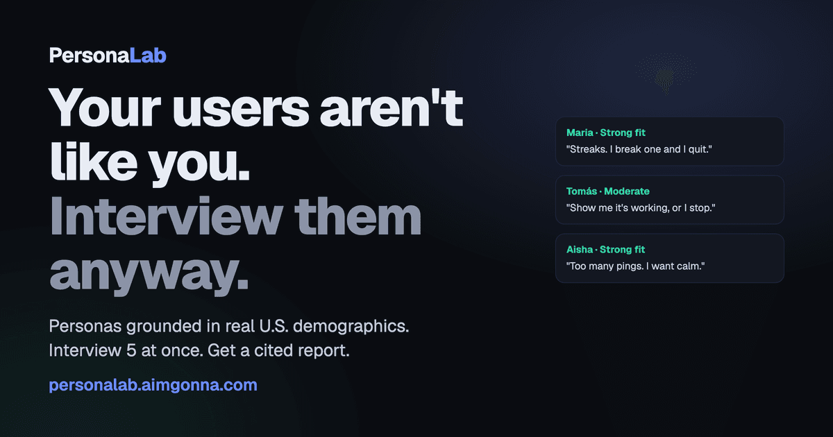 PersonaLab preview